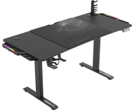 Ultradesk LEVEL V2 LED RGB (Czarne) (elektryczna regulacja) - 1133304 - zdjęcie 2